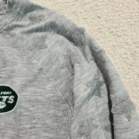 NY Jets Long Sleeve Sleep Tee Women's Size S Stars - Picture 4 of 9